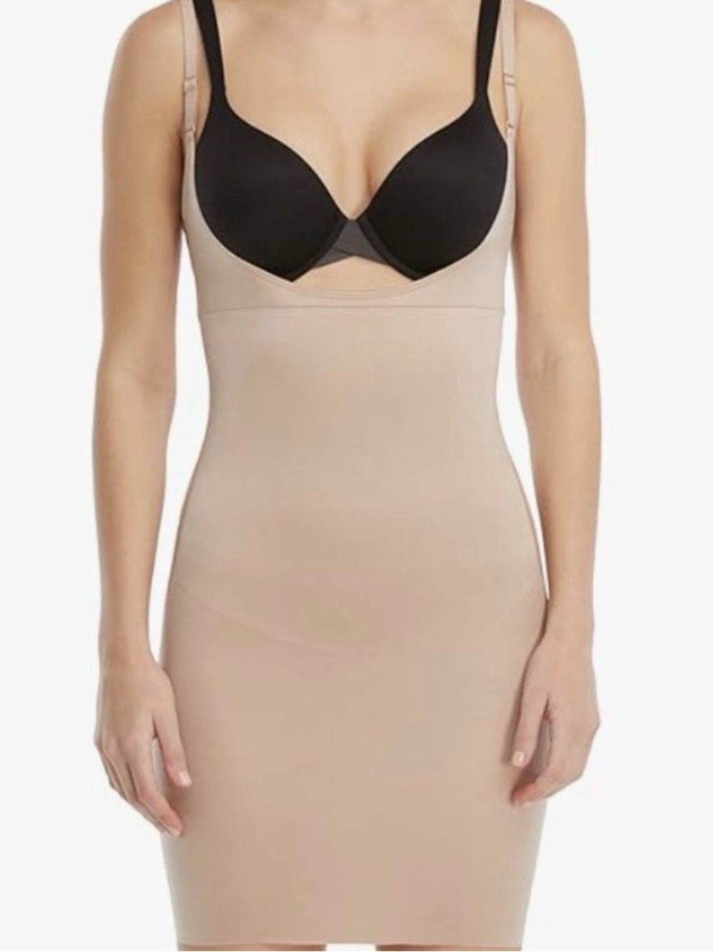Spanx Womens Sculpting Open Bust Full Slip Full, Extra Small Smartgrip NWT XS